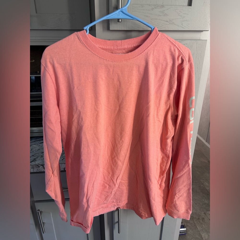 WOMEN'S LOOSE FIT HEAVYWEIGHT LONG-SLEEVE LOGO SLEEVE GRAPHIC T-SHIRT